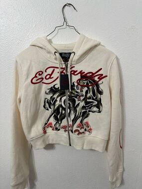 CROPPED ED HARDY SWEATER